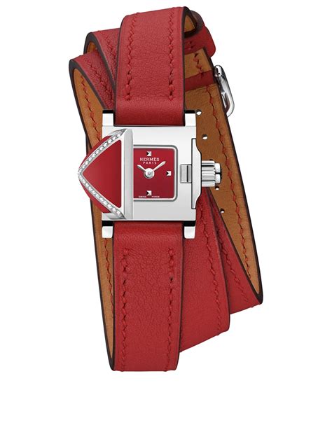 hermes medor diamond watch|Hermes medor watches.